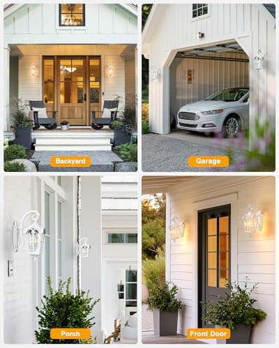 White Porch Lights Outdoor