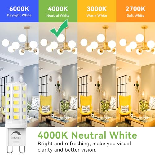 12 Pack Dimmable G9 LED Bulb (12 Count)