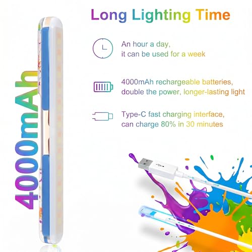 Rechargeable Wireless Vanity Light for Mirror