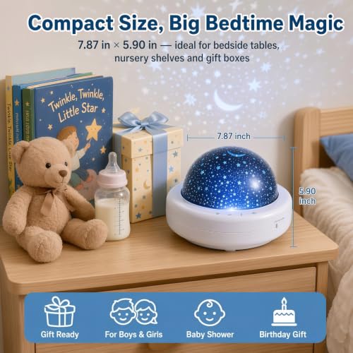 Star Projector for Kids Night Light