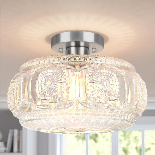12 Inch Semi Flush Mount Ceiling Light Fixture