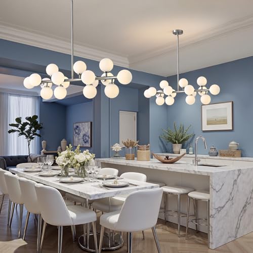 Mid Century Modern Chandelier for Dining Room Light Fixture