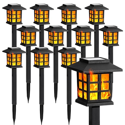 Solar Lights Outdoor Waterproof 12 Pack (12 Count)