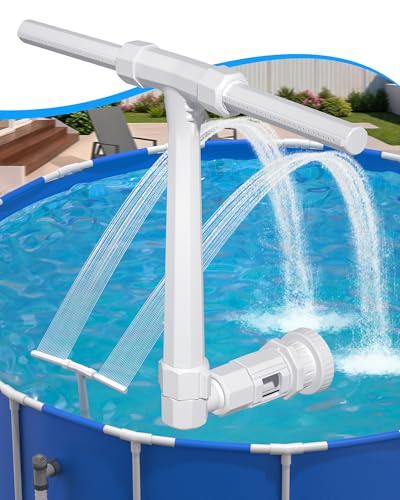 Dual Spray Pool Fountain for Above Ground and Inground