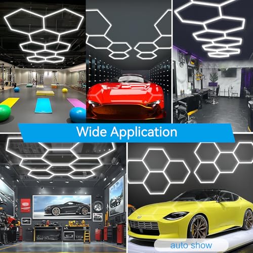 Hexagon LED Garage Light