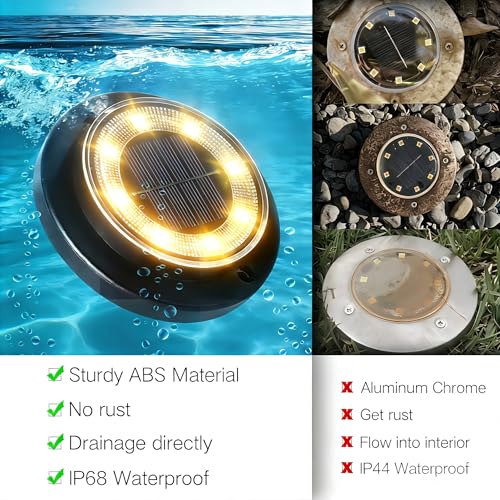 Solar Lights Outdoor Waterproof (8 Count)