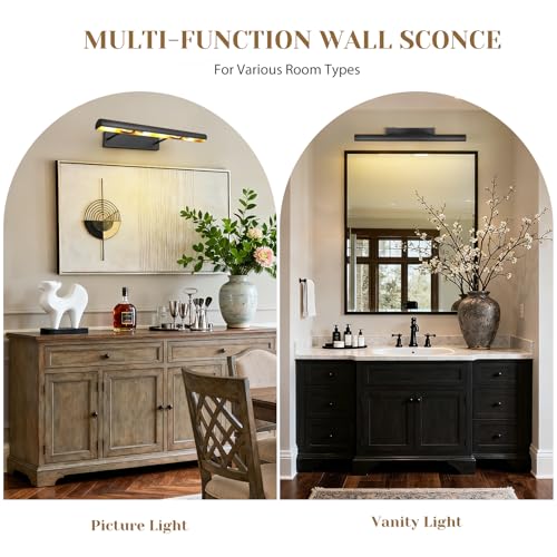 Matte Black Picture Lights for Wall