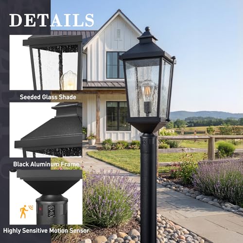 360° Exterior Post Light Fixture