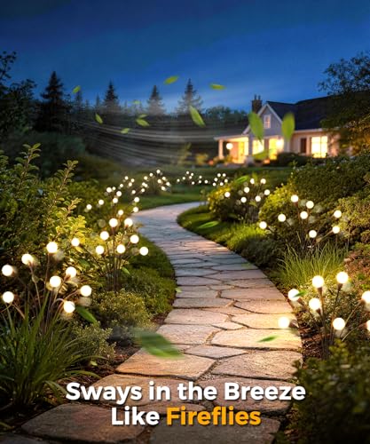 2 Pack Solar Garden Lights 16 LED (2 Count)