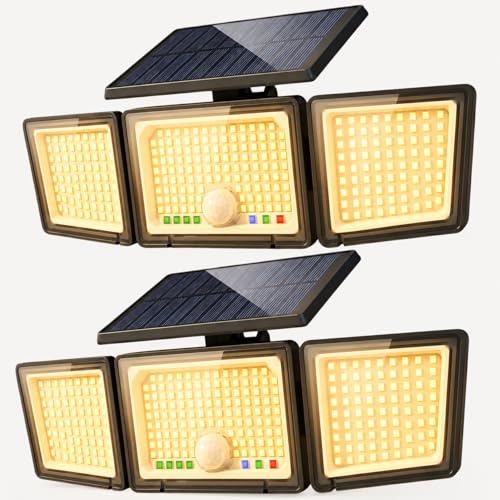 Solar Outdoor Lights Motion Sensor (2 Count)