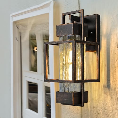 Modern Outdoor Light Fixtures Dusk to Dawn Outdoor Lighting 2 Pack (2 Count)