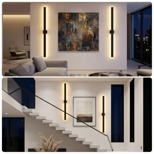 2 Pack 70.8 inch Modern LED Outdoor Wall Light
