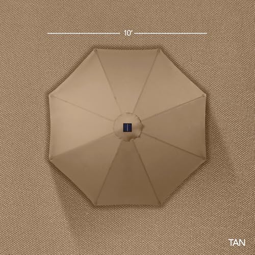 10ft Solar Market Patio Umbrella w