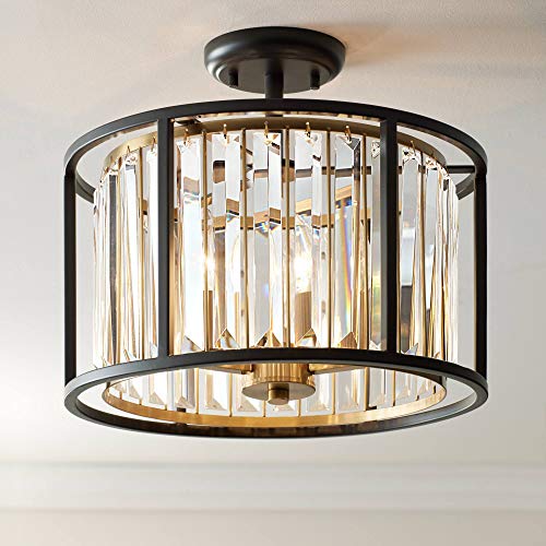 Milne 14" Wide Bronze and Brass Semi