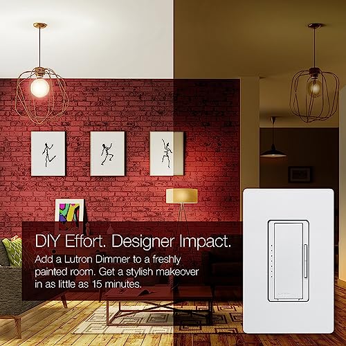 Maestro Dimmer Switch LED+ Digital Dimmer Kit for Dimmable LED
