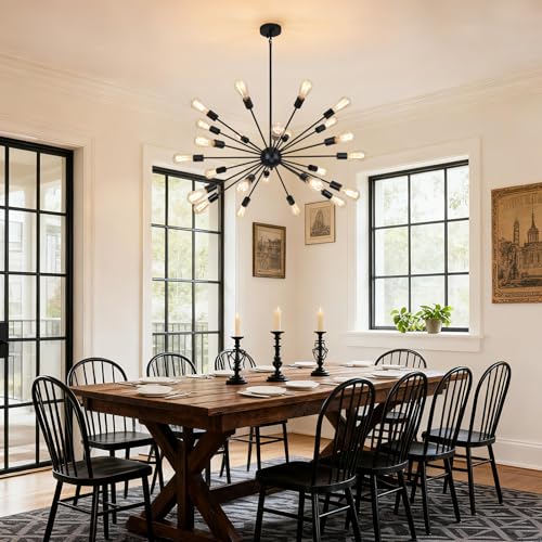 Large Black Chandelier