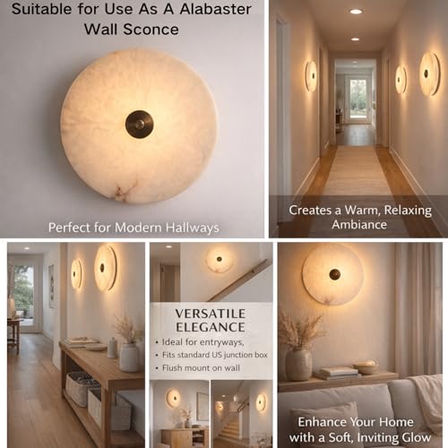 Alabaster Ceiling Light