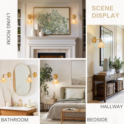 Wall Sconces Set of Two Hardwired