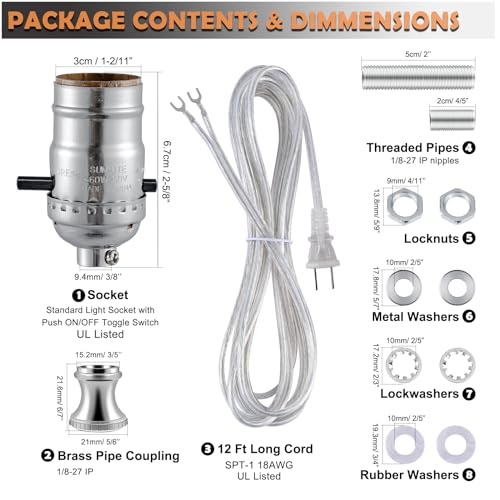 Lamp Rewire Kit