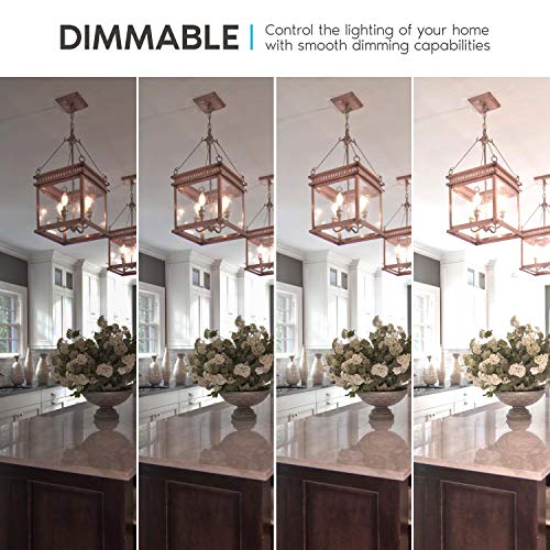 4W Vintage Candelabra LED Bulbs Dimmable (24 Count)