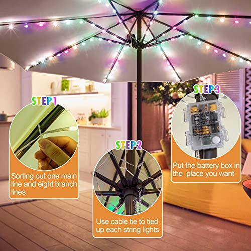 Patio Umbrella Lights