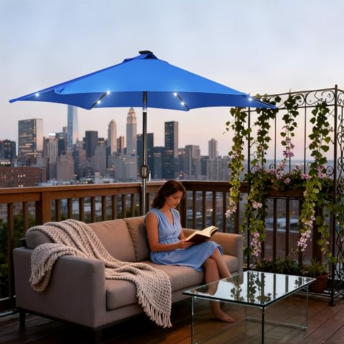 7.5 ft Solar Umbrella