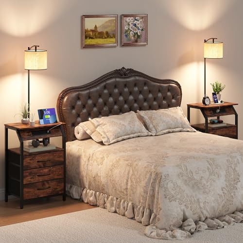 End Table with Floor Lamp Set of 2 (2 Count)