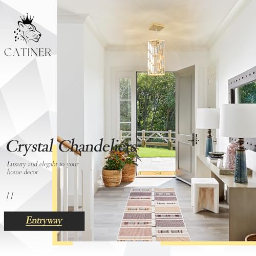Gold Crystal Pendant Light