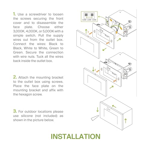 LED Recessed Step Light Fixture