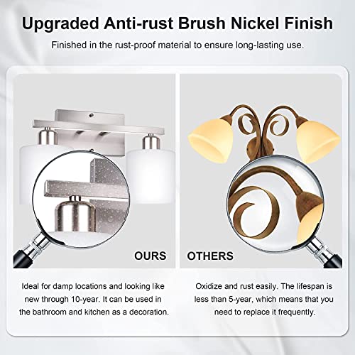 Bathroom Vanity Light Fixture Brushed Nickel