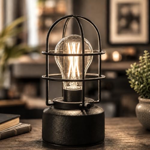A19 Vintage Dimmable LED Light Bulbs (6 Count)
