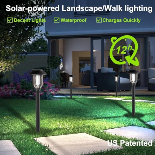 Solar Lights Outdoor 8 Pack (8 Count)