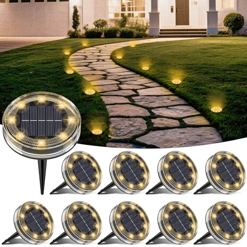 10 Pack Solar Ground Lights (10 Count)