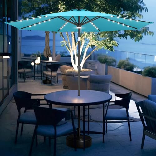 Solar Patio Umbrella with a Centre Light
