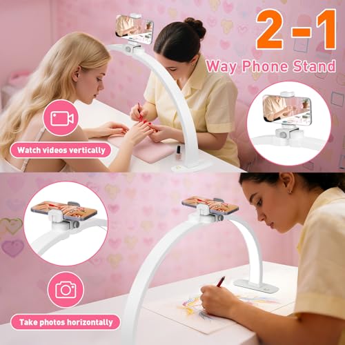 Super Large 29in Half Moon Light for Nail Desk
