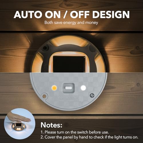 Solar Driveway Light Outdoor 1 Pack