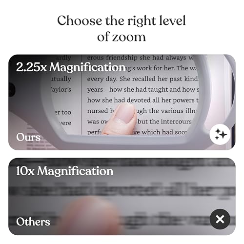 LightView Pro Magnifying Glass with Light and Stand