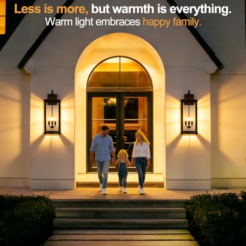 24" Outdoor Wall Light Fixtures (4 Count)