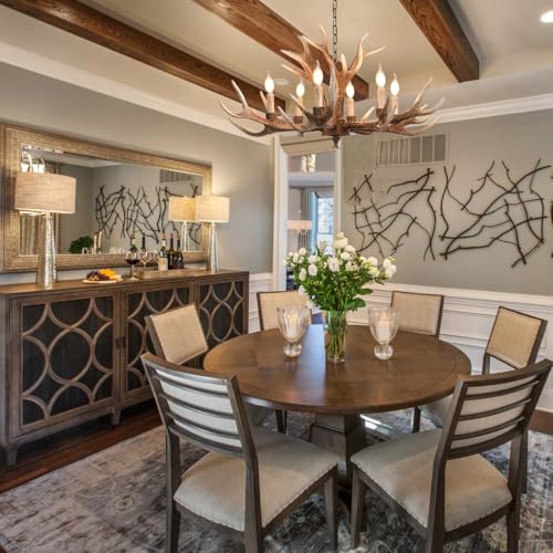 Vintage Antler Chandelier 6