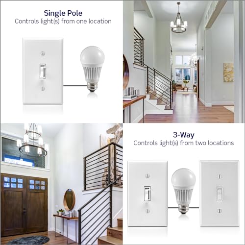 Toggle Slide Dimmer Switch for Dimmable LED