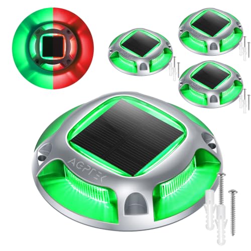 Solar Driveway Lights Outdoor 4 Pack (4 Count)