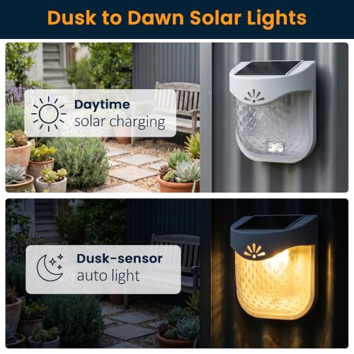 Solar Outdoor Garden Lights (4 Count)