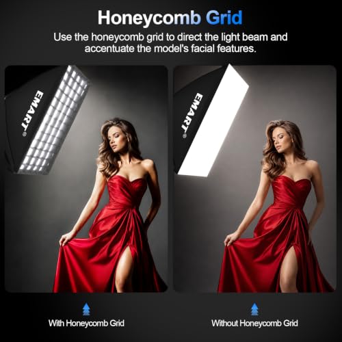Softbox Lighting Kit with Grid