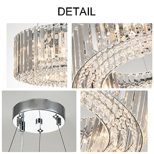 Modern Round Crystal Chandelier
