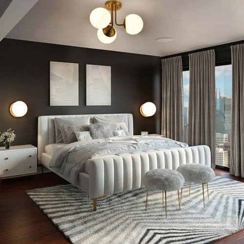Wall Sconces 1 Light Modern Globe Sconce in Aged Brass