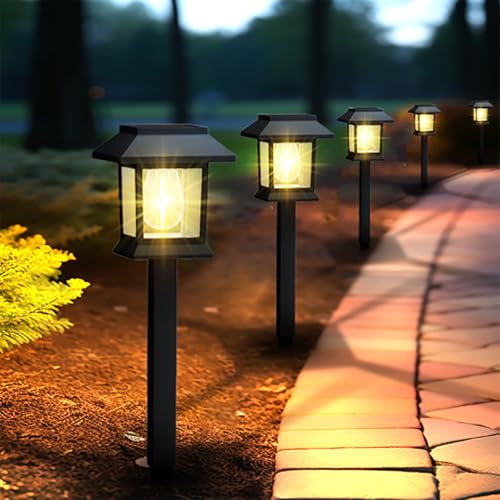 Solar Lights Outdoor (6 Count)