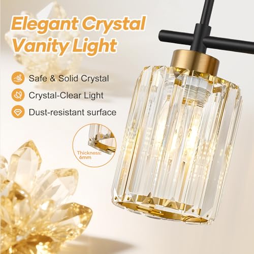 Modern Crystal Bathroom Vanity Light