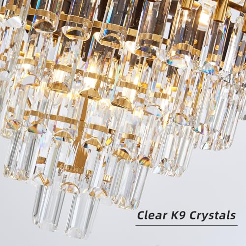Modern Crystal Chandelier 6 Tiers