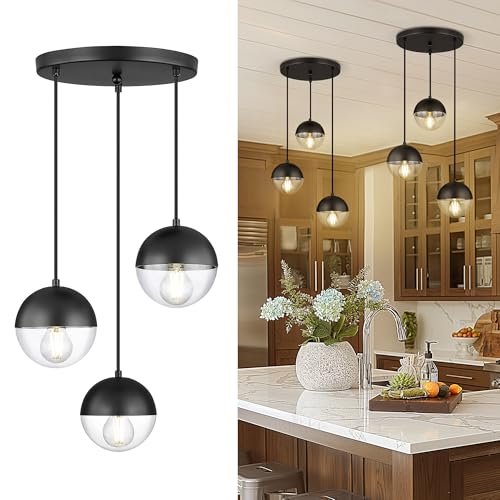 Modern 3 Light Cluster Pendant Lights (3 Count)