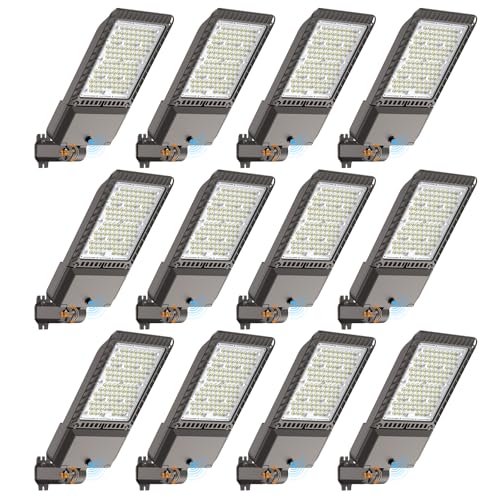 340W LED Parking Lot Light 85000LM Outdoor Street Lights 12 Pack (12 Count)